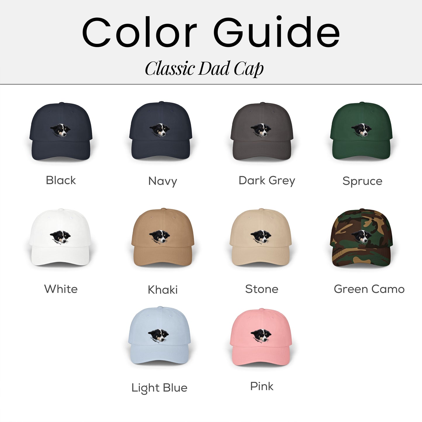 Custom Pet Embroidery Dad Cap