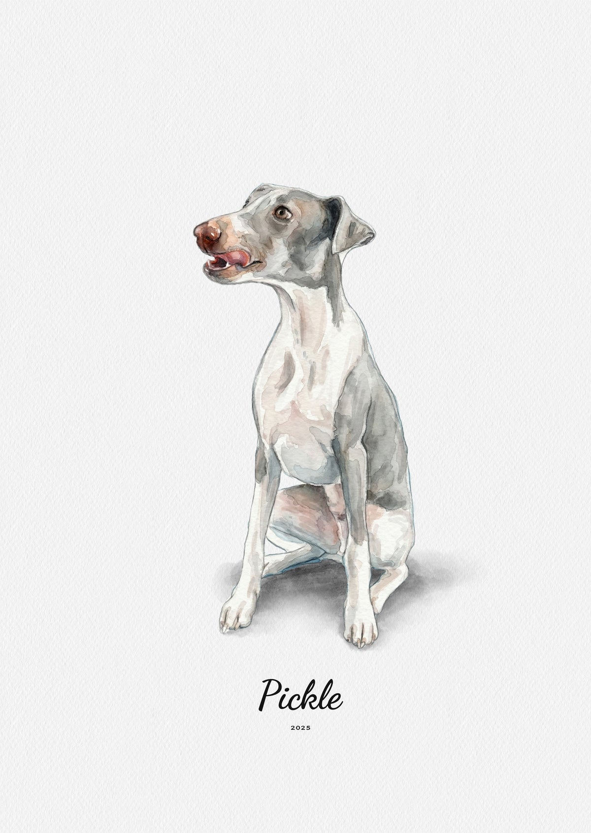 Custom Watercolor Portrait Digital Only