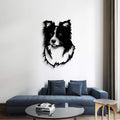 Custom Metal Sign Border Collie