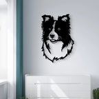 Custom Metal Sign Border Collie