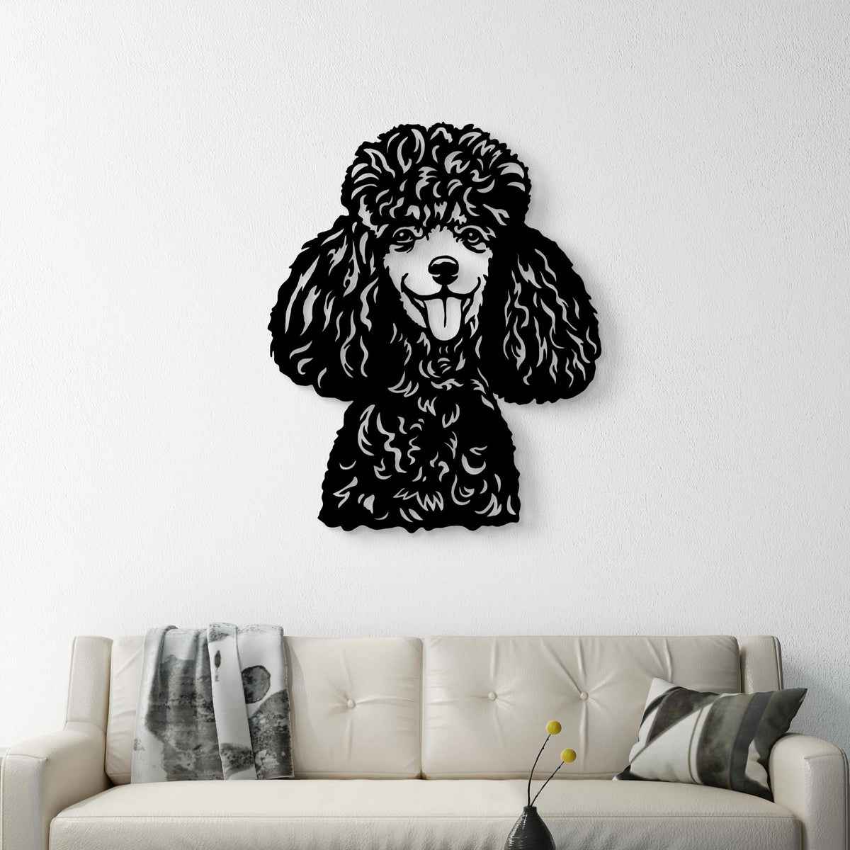 Custom Metal Sign Poodle