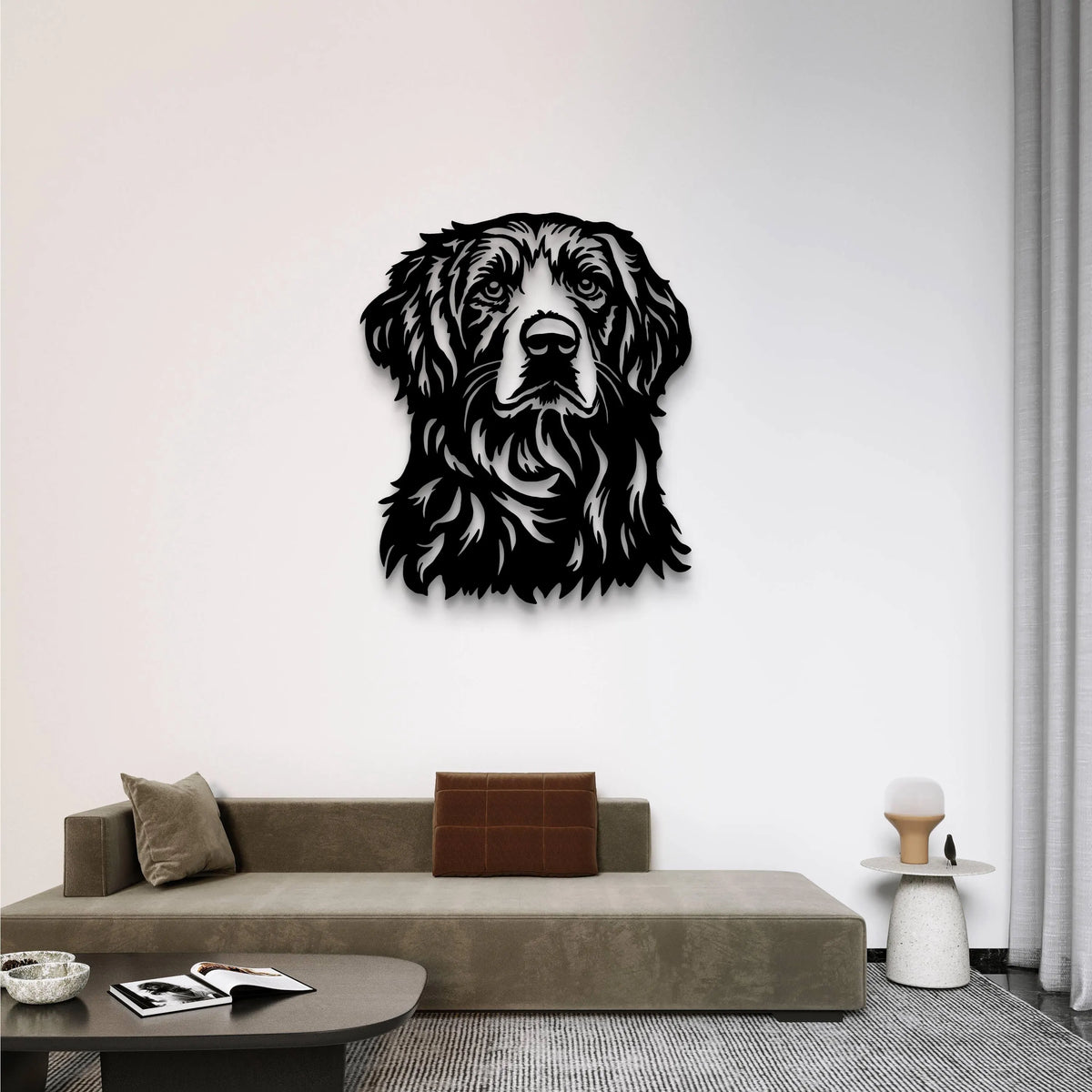 Custom Metal Sign Golden Retriever