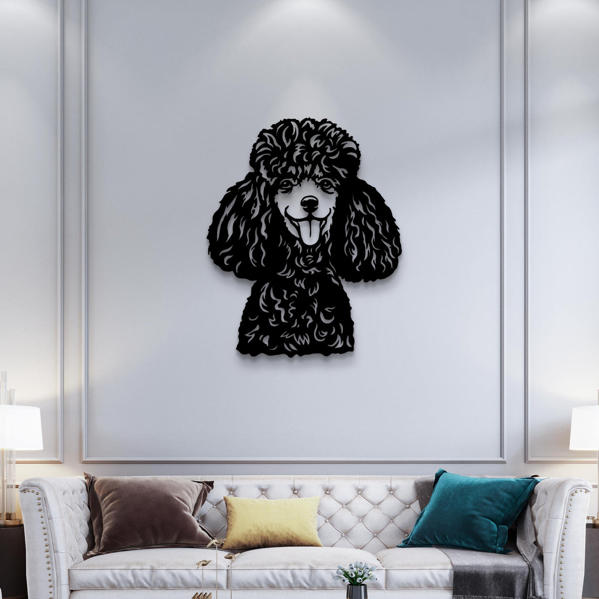 Custom Metal Sign Poodle