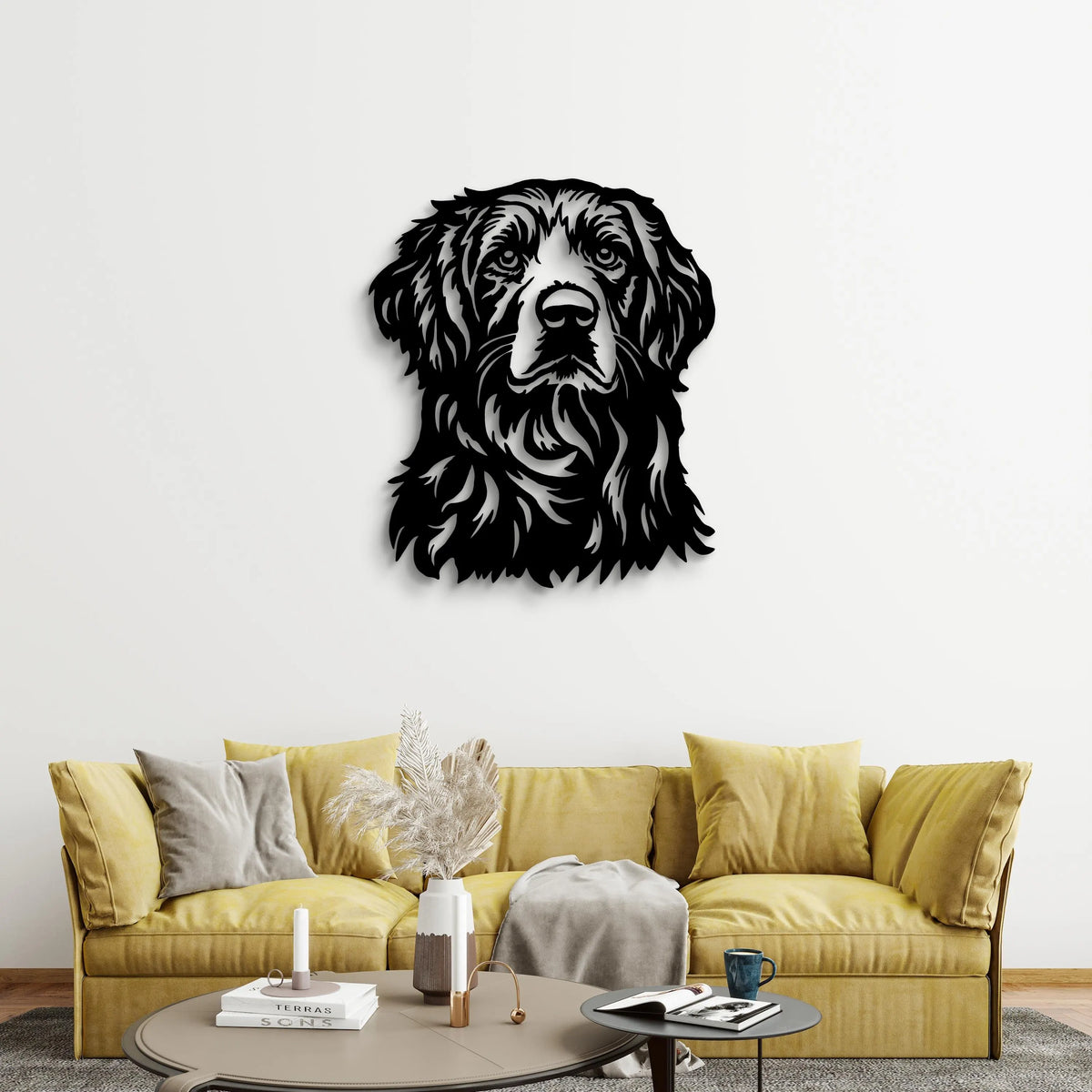 Custom Metal Sign Golden Retriever